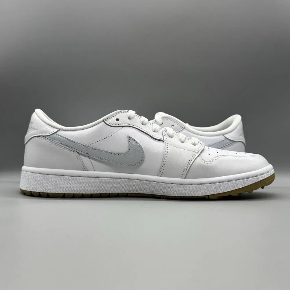 Air Jordan 1 Low G White Gum Men's Size 10.5 DD9315-111 Golf Shoes